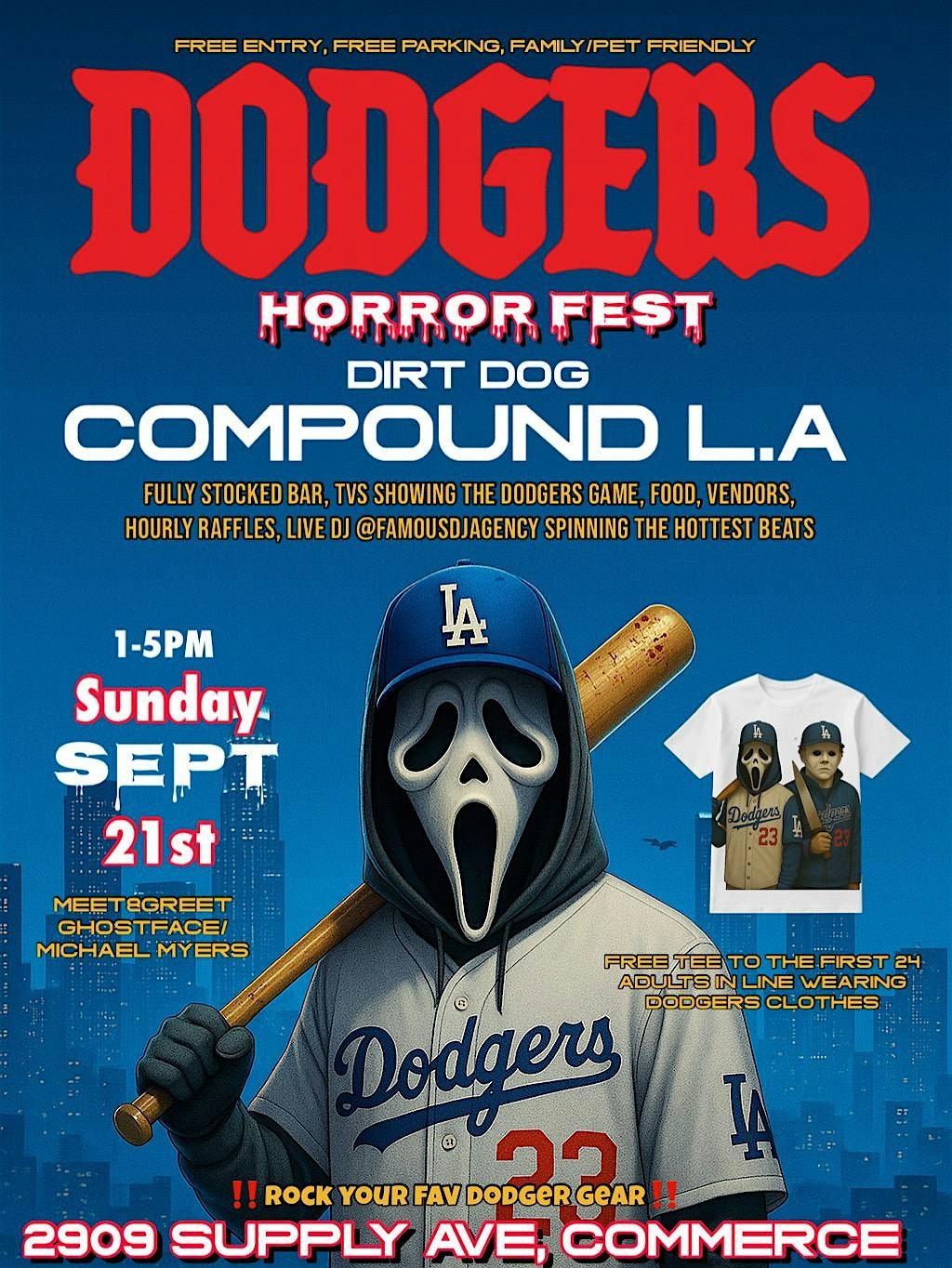 Dodgers Horror Fest Market