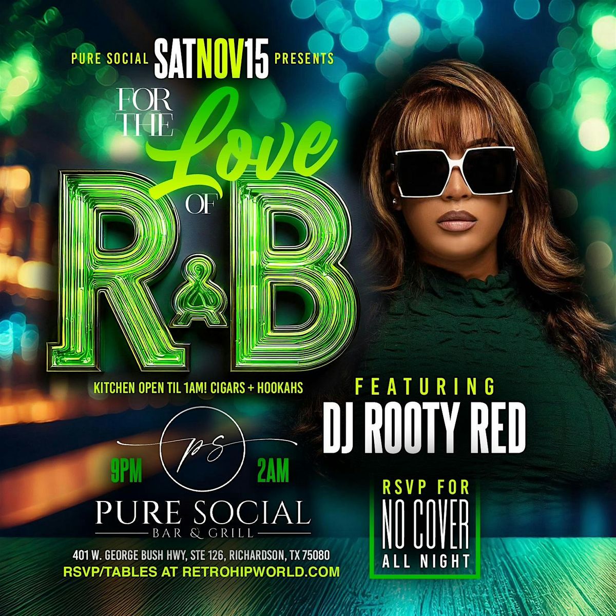 For The Love of R&B Saturday with DJ ROOTY RED
