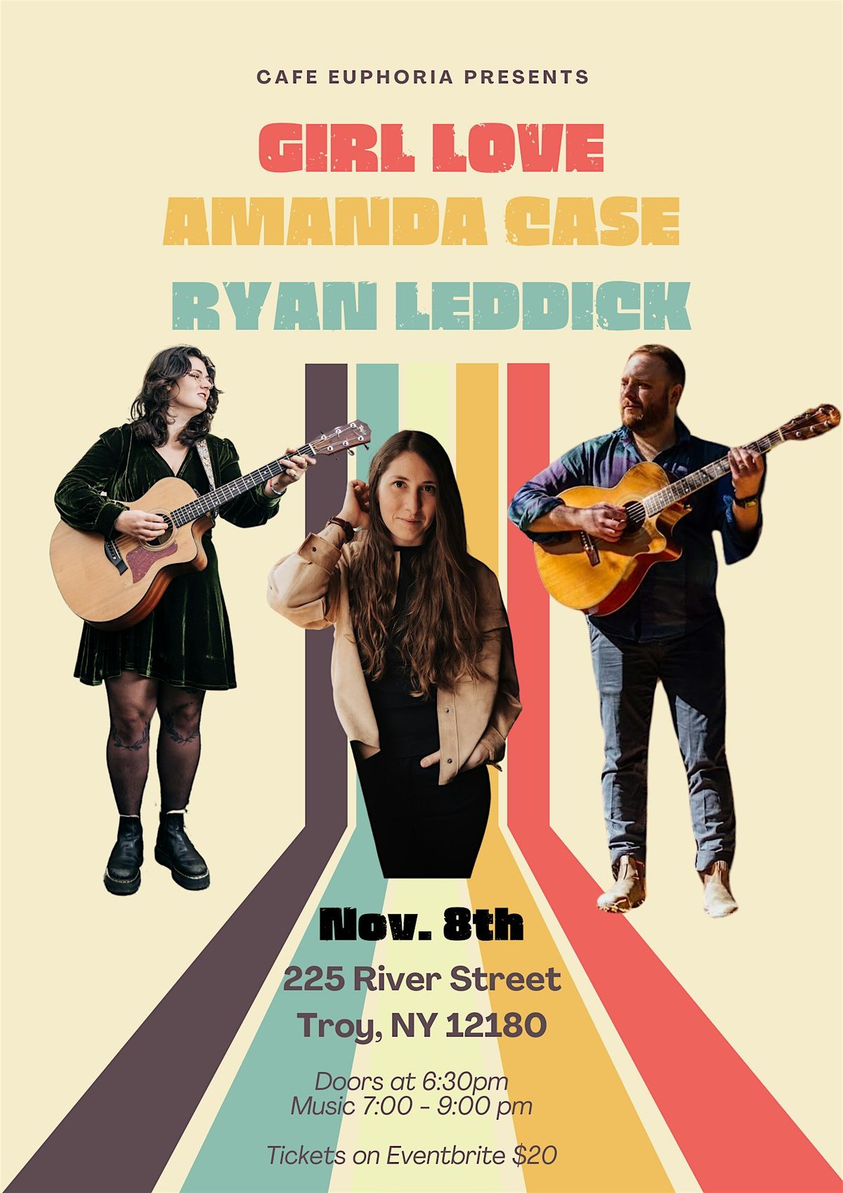 Girl Love, Amanda Case, and Ryan Leddick at Cafe Euphoria