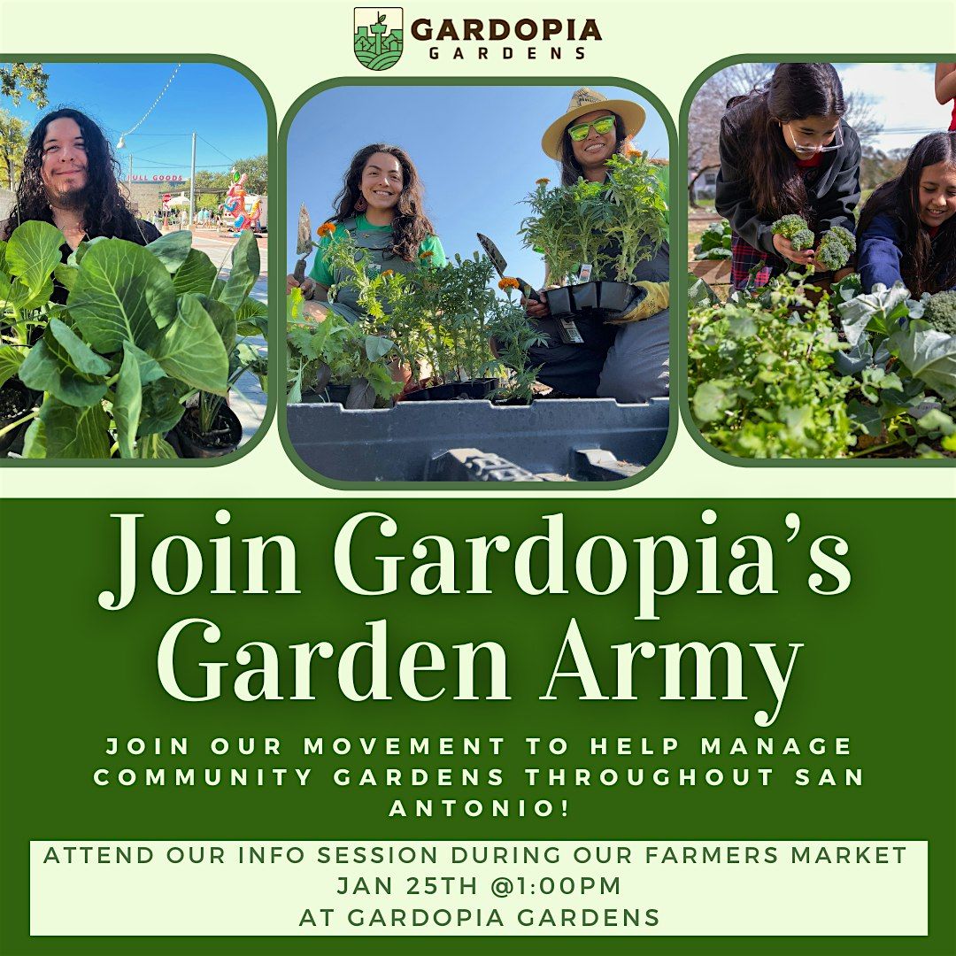 Garden Army Info Session