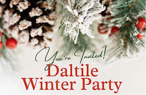 Daltile Winter Party and Floral Arrangement Workshop