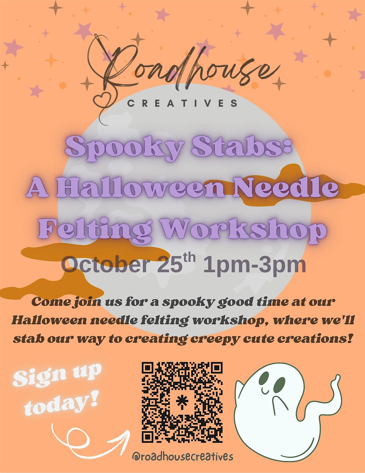 Spooky Stabs: A Halloween Needle Felting Workshop