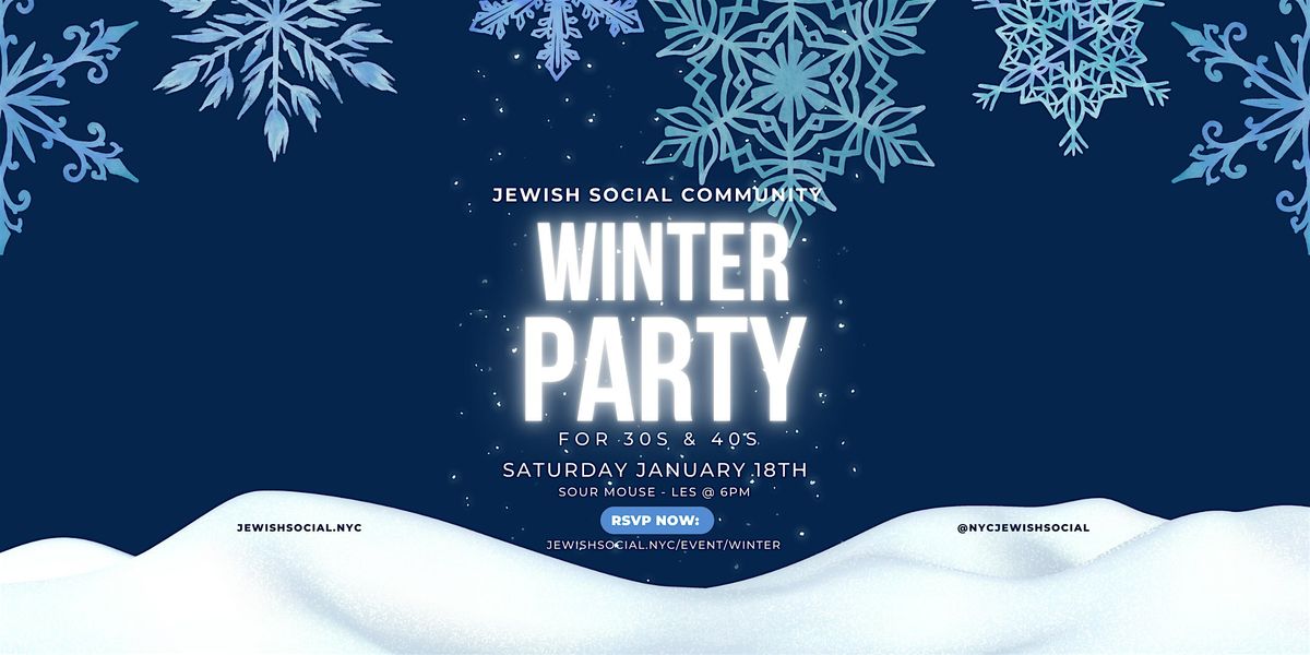 Jewish Social: Winter Party for 30s and 40s