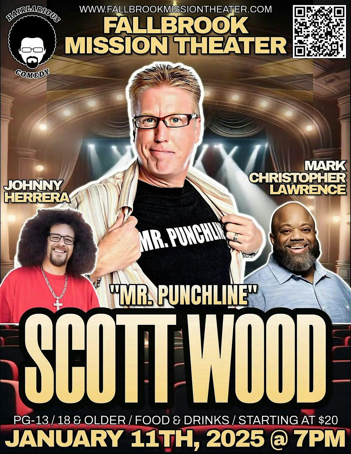 HAIRlarious Comedy Show W\/ Mark Christopher Lawrence & Scott Wood