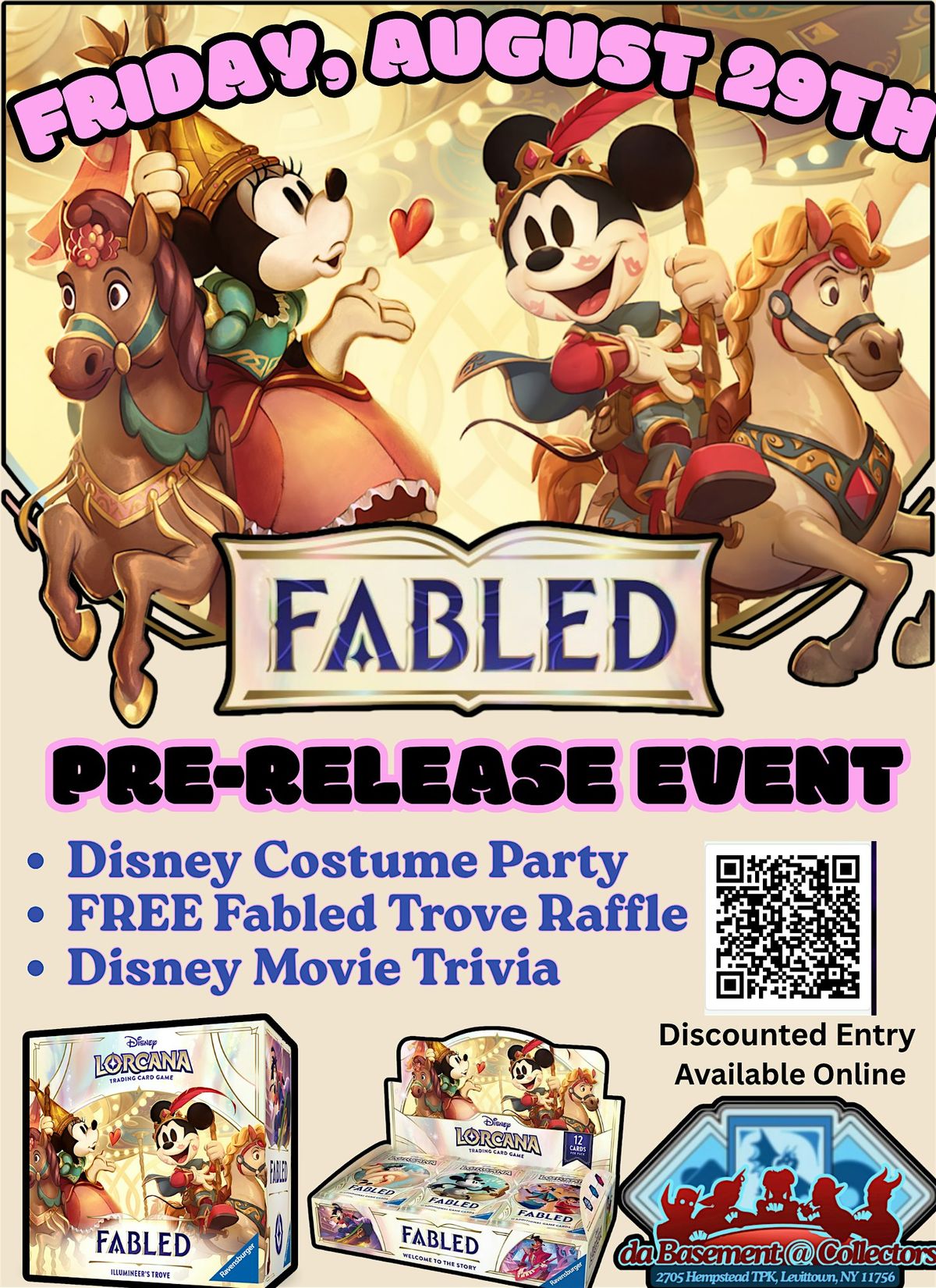 Lorcana "Fabled" Pre-Release & Costume Party!