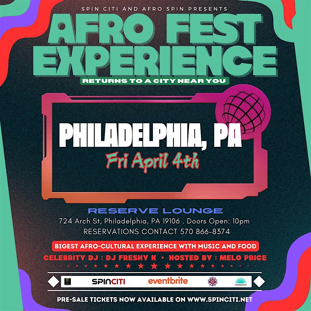 Afro Fest Experience 2025| PHILADELPHIA PA