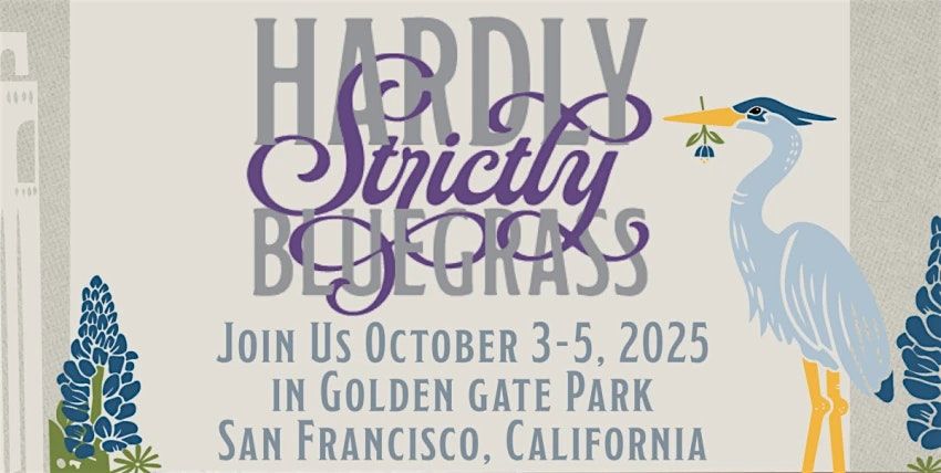 HARDLY STRICTLY BLUEGRASS BUS from NORTH BEACH, SAN FRANCISCO