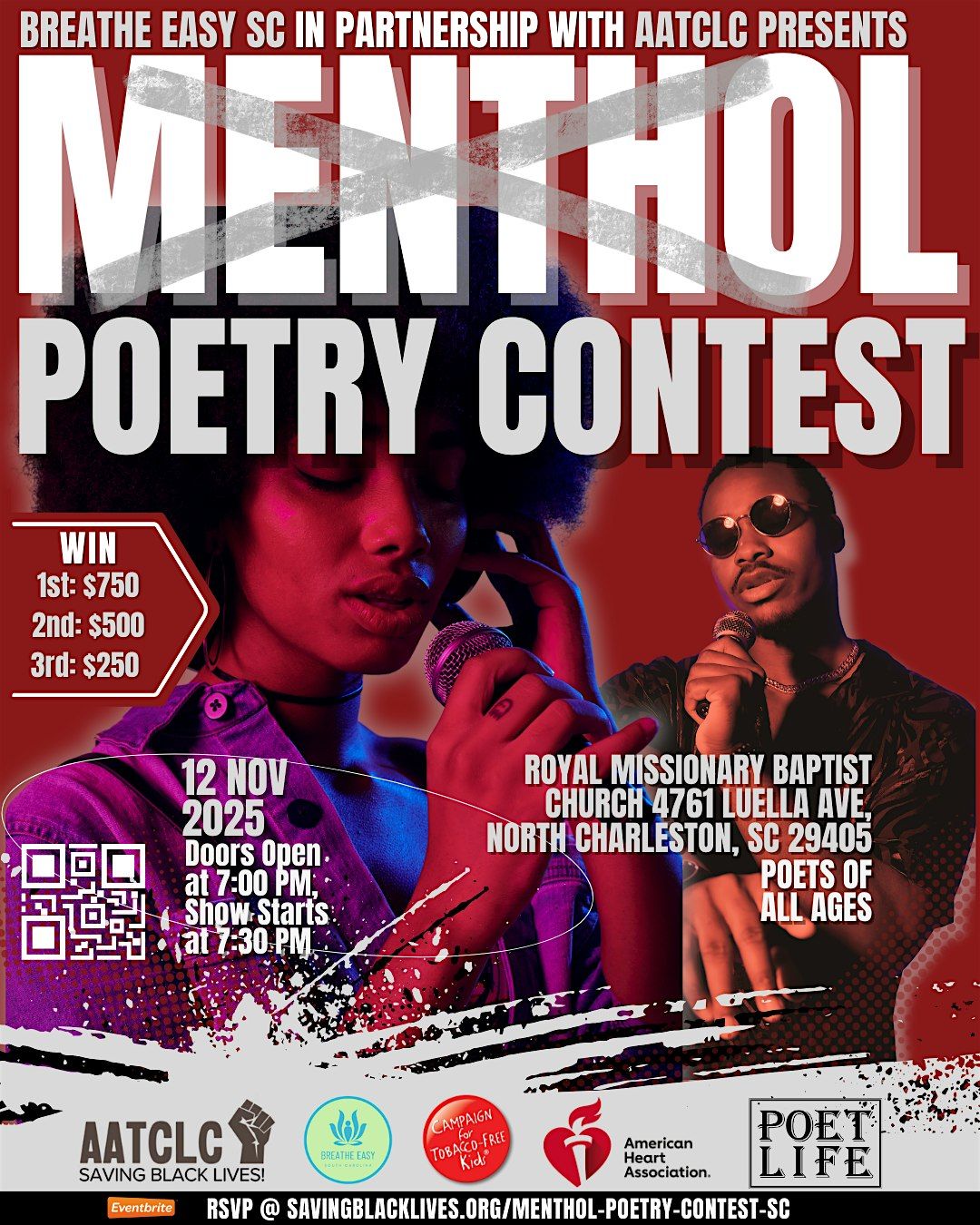 No Menthol North Charleston Poetry Contest