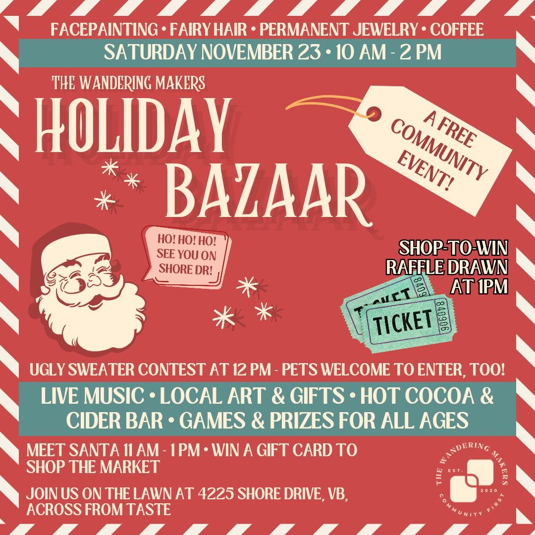 Holiday Bazaar on the Lawn at Bay Lake