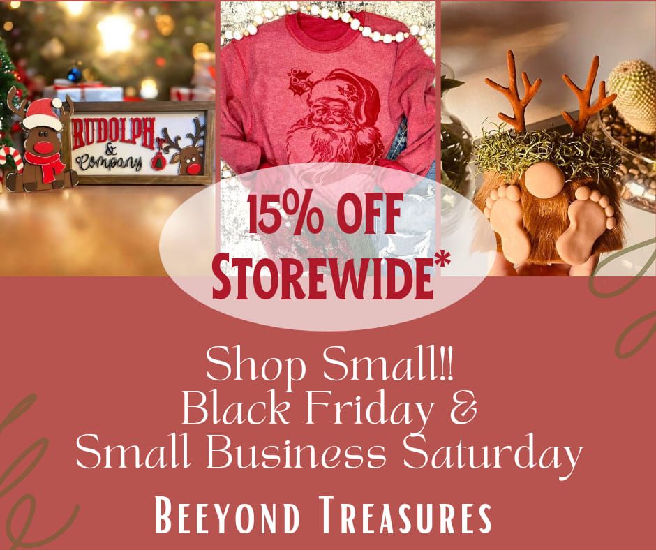 \ud83d\udda4 Black Friday + Small Business Saturday \ud83c\udf84