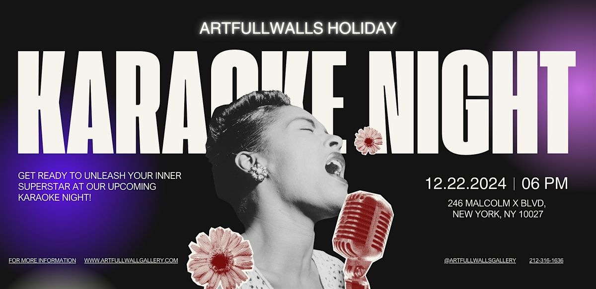 Artfullwalls Holiday Karaoke Night