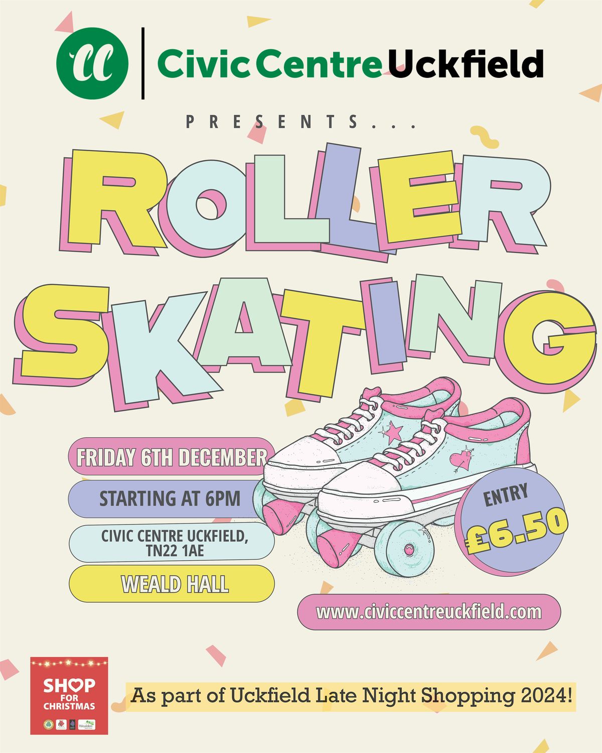 Rollerskating - Uckfield Late Night Shopping 2024