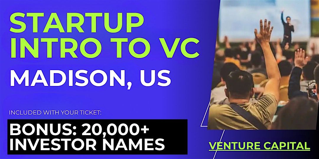 Startup Intro to VC: Guide for Madison Founders