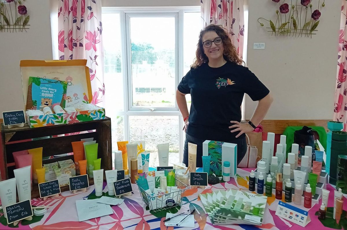 Tropic Skincare Xmas Evening invited by Helen 