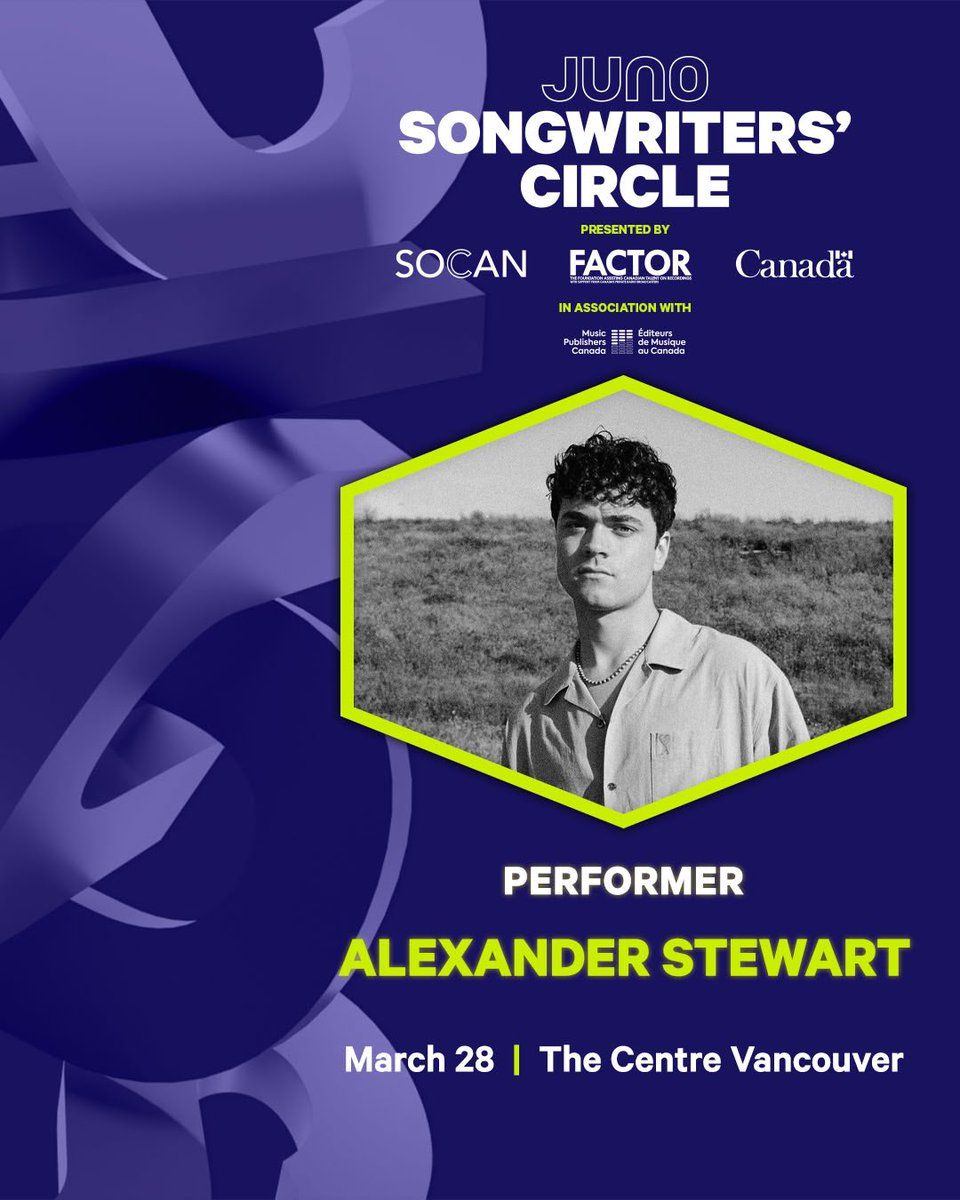 JUNO Songwriters Circle at FirstOntario Concert Hall
