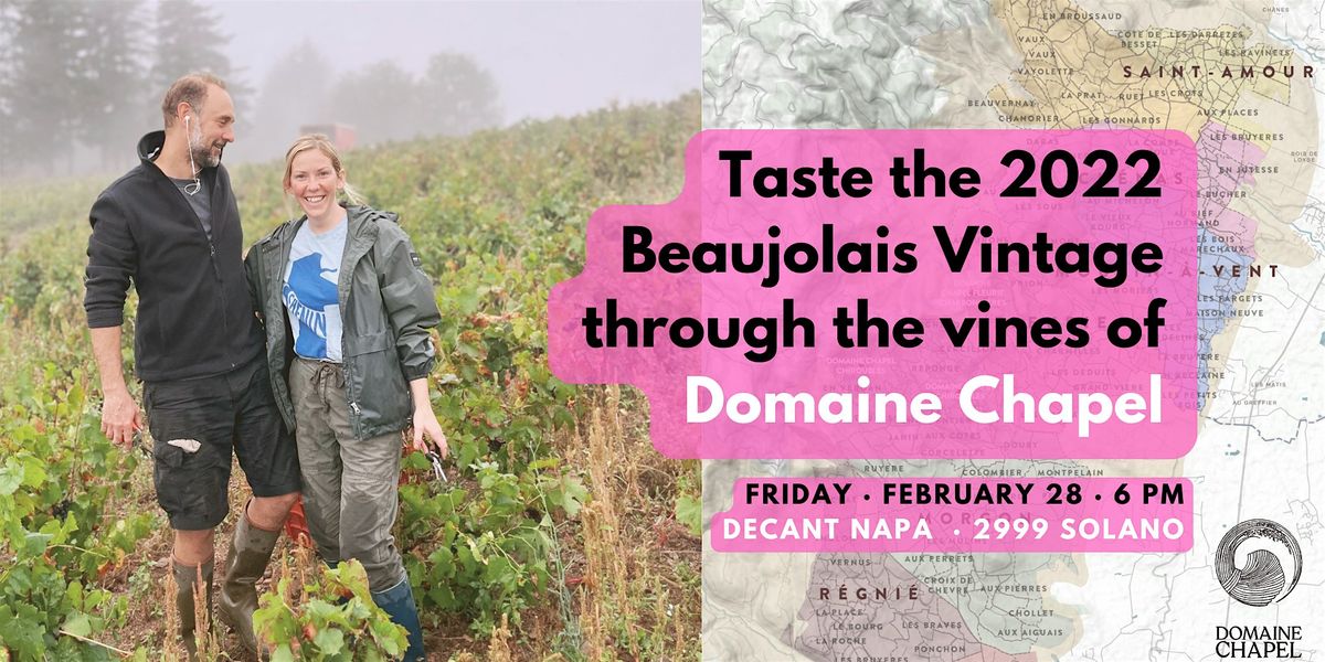 Beaujolais Cru tasting with Domaine Chapel!