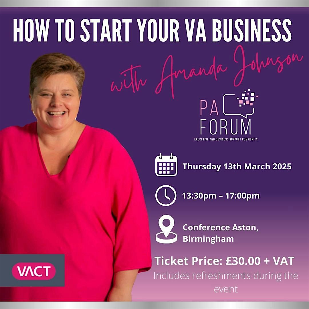 HOW TO START YOUR VA BUSINESS with Amanda Johnson, VACT