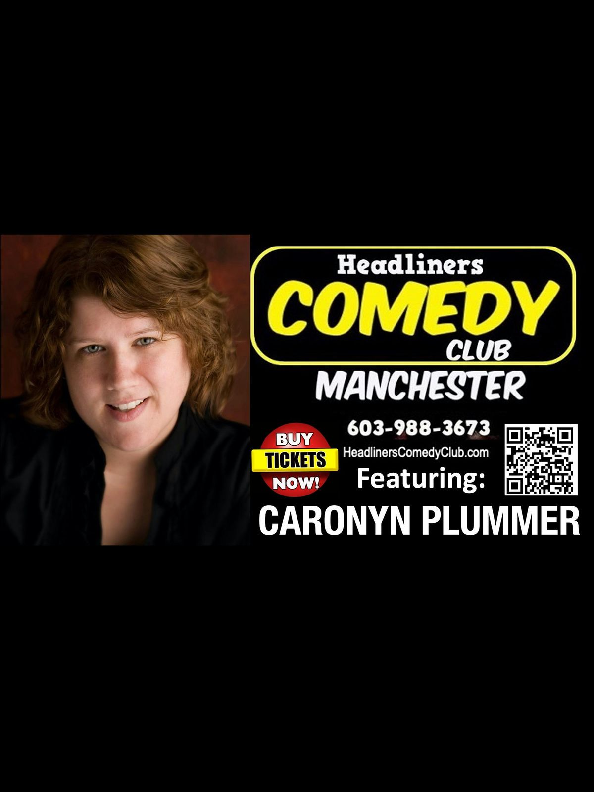 Comedian  CAROLYN PLUMMER. in Manchester NH