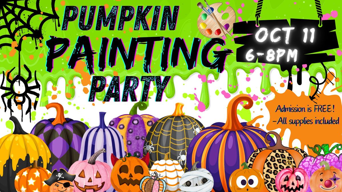 Pumpkin Painting Party!!!