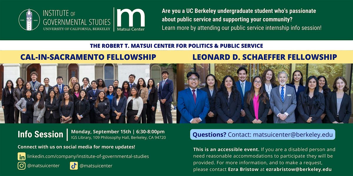 2026 Cal-in-Sacramento \/ Schaeffer Fellowship Info Session