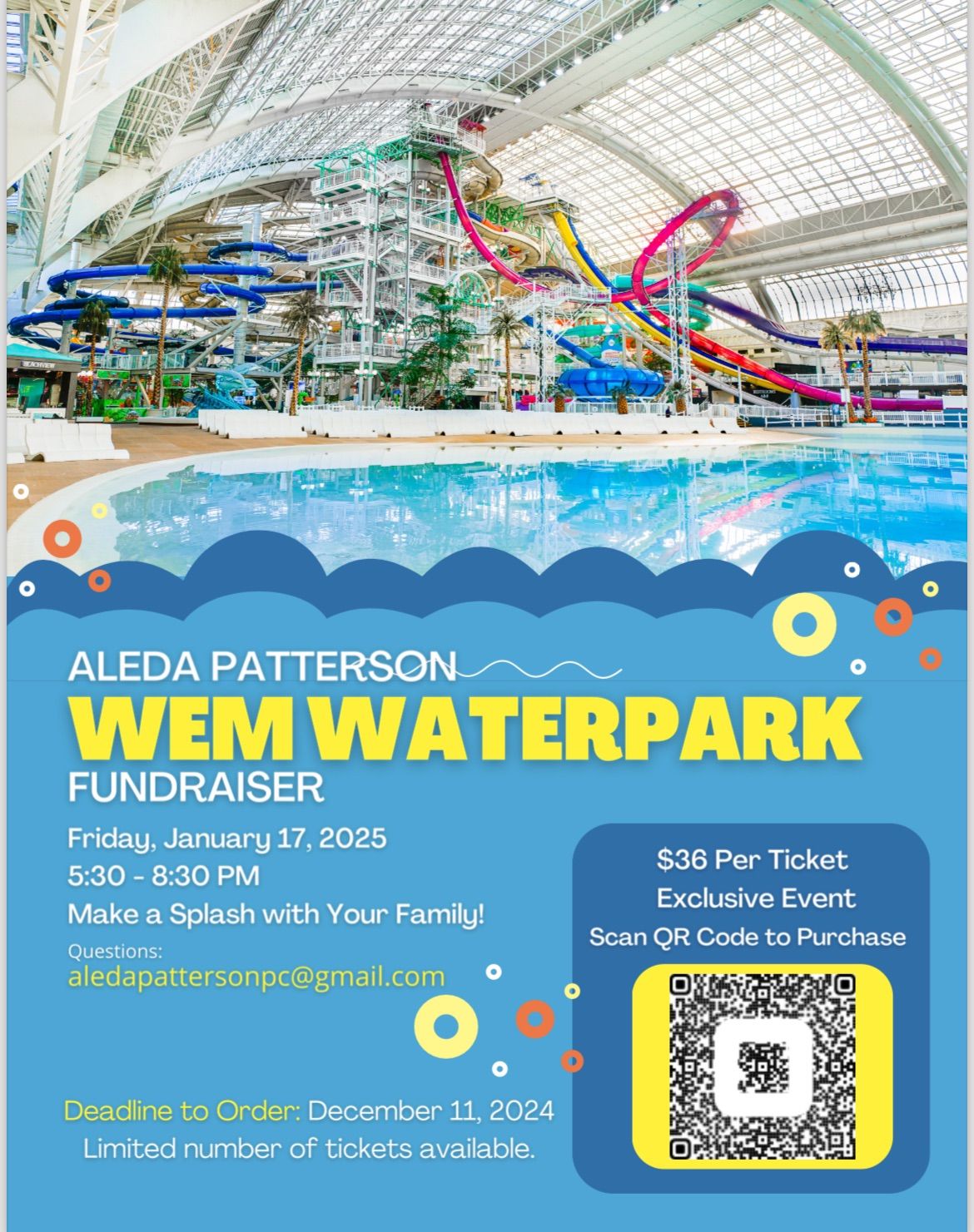 WEM Waterpark Tickets $36 Each