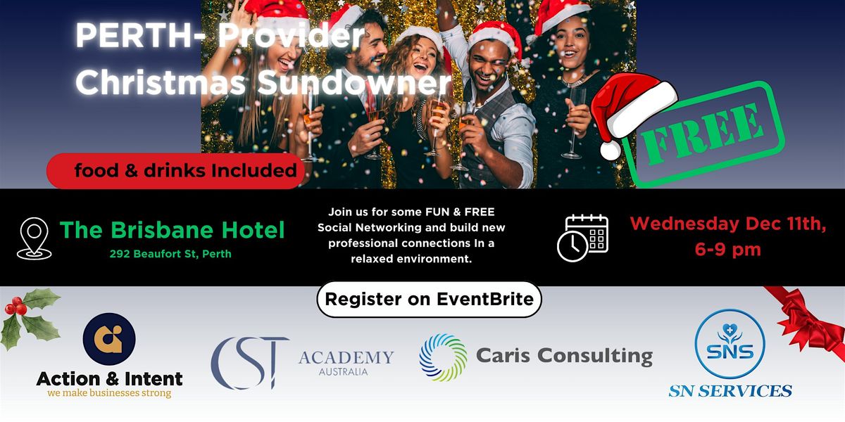 Perth NDIS Provider Christmas Sundowner