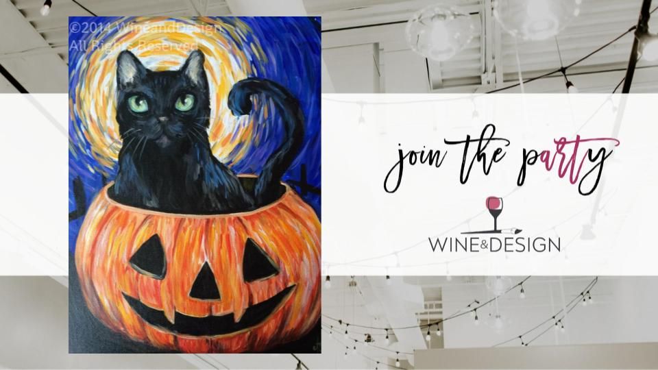 Black Cat Pumpkin | Wine & Design