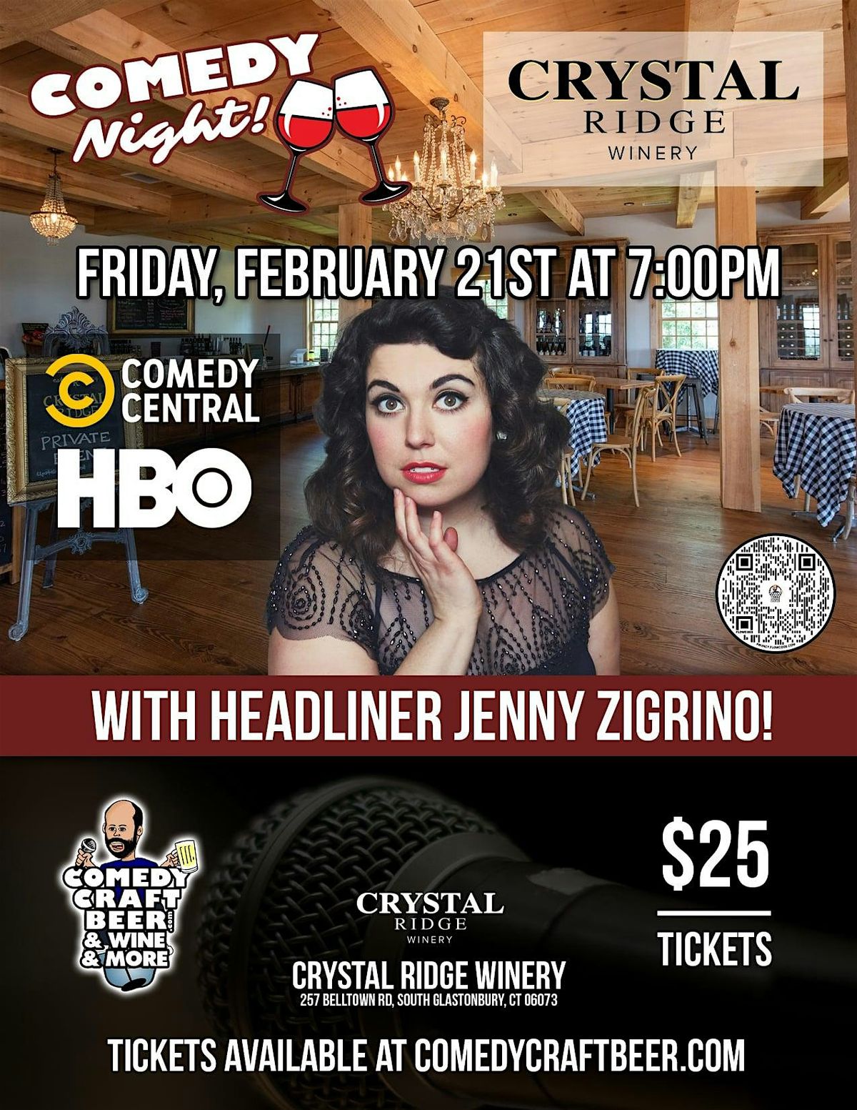 Comedy Night at Crystal Ridge Winery