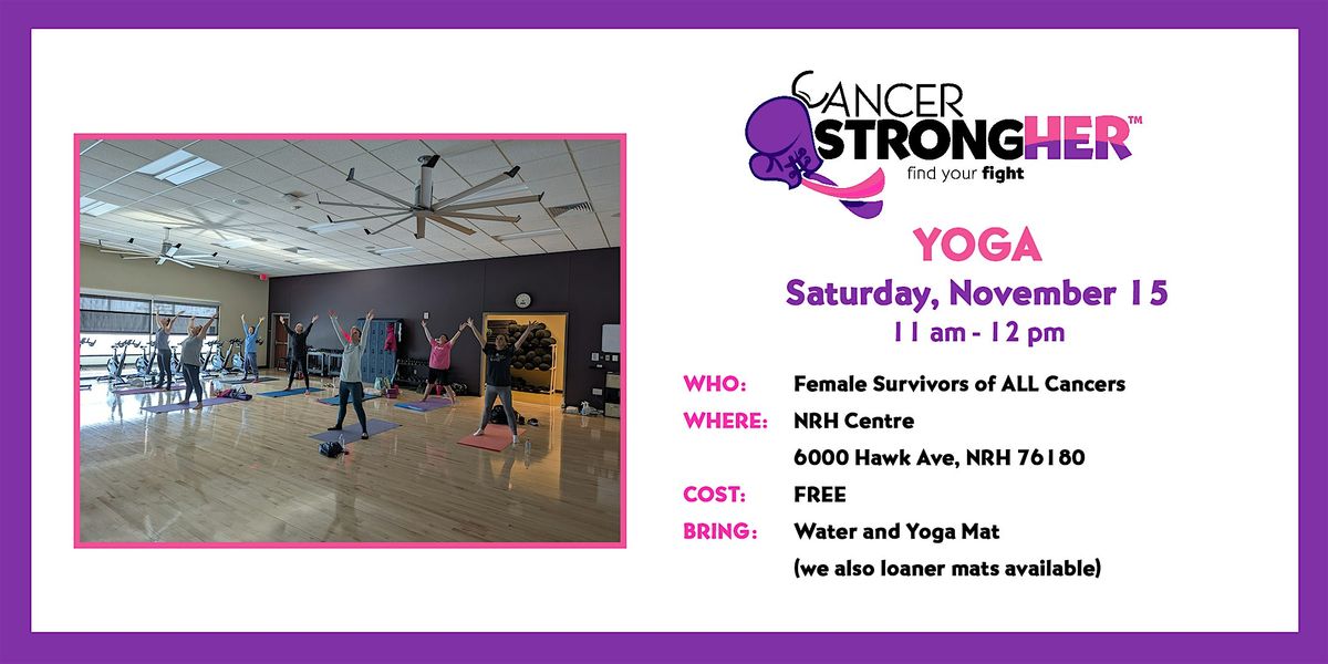 Cancer StrongHER Yoga \u2014 November 15, 2025