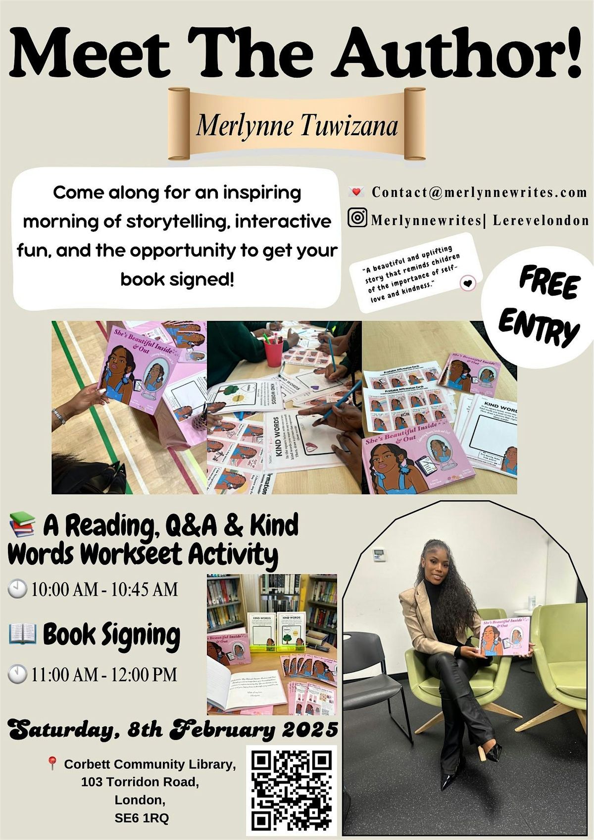 Storytime & Book Signing With Merlynne Tuwizana