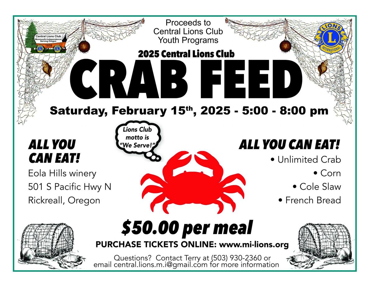 2025 Crab Feed 