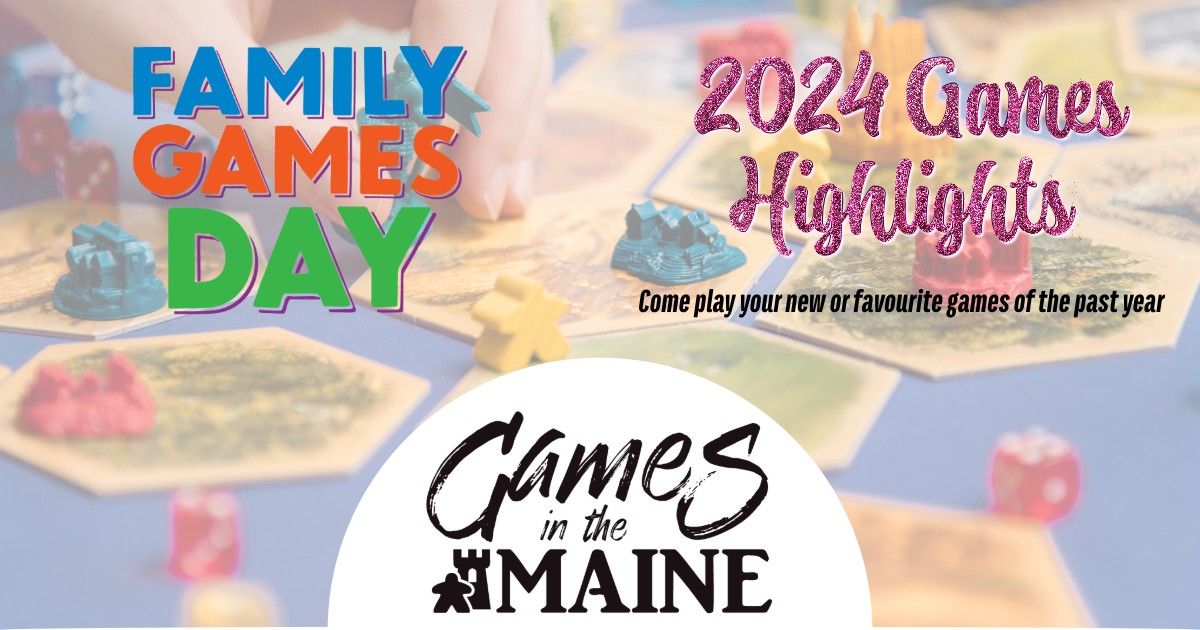 January Family Games Day (2024 Games Highlights)