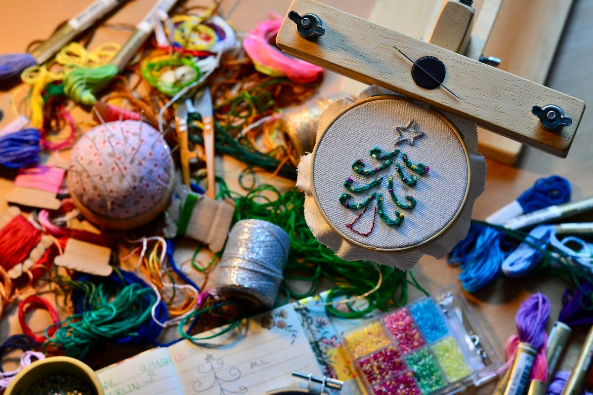 Embroidery Workshop - Christmas Tree