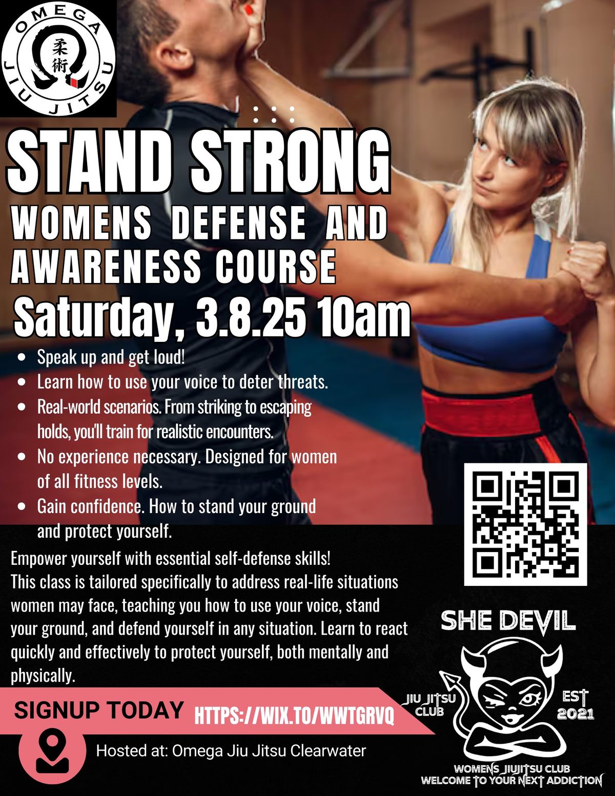 Women's Defense and Awareness Course 