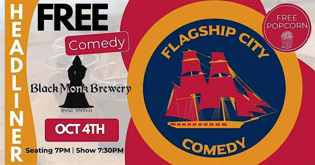 Free Headliner Comedy Night at Black Monk Brewery
