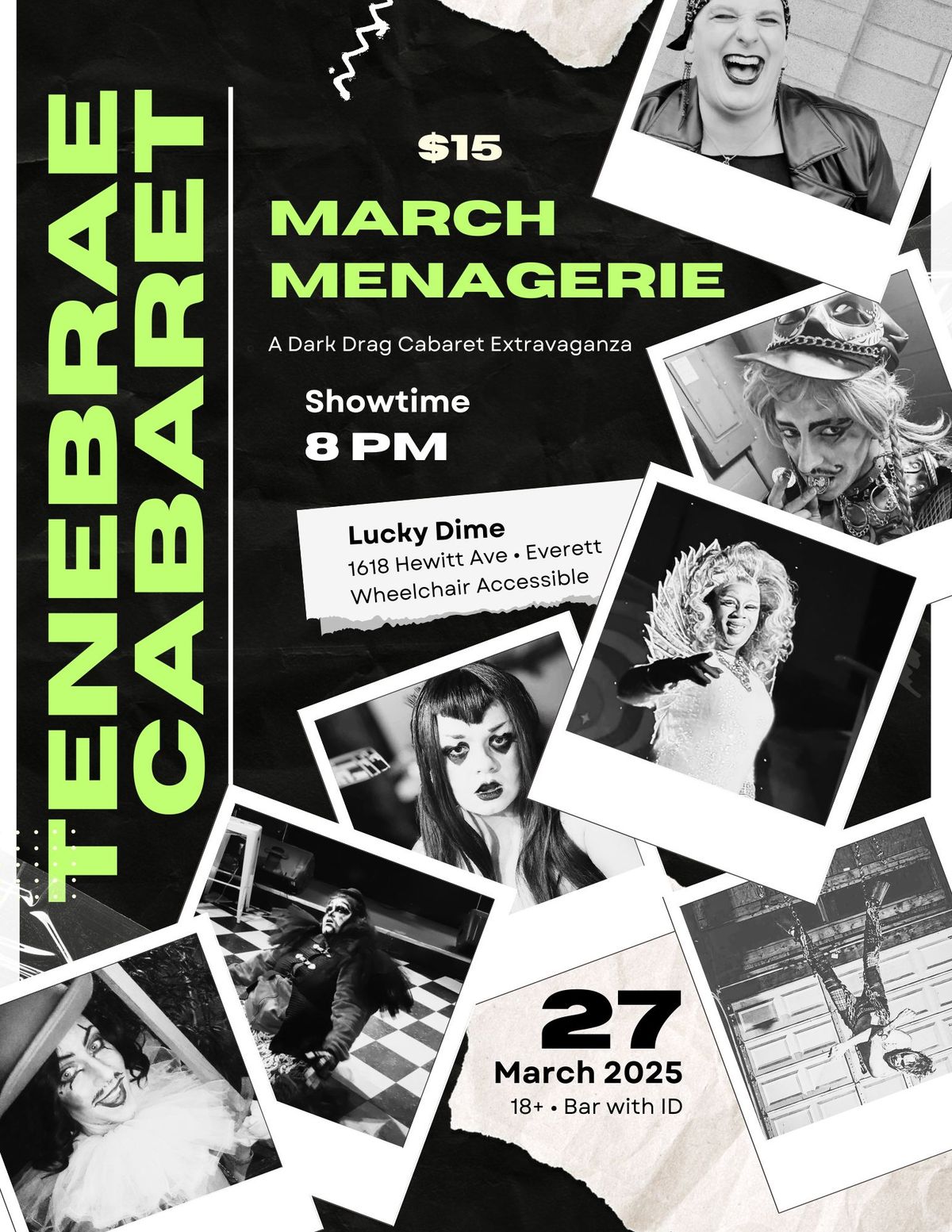 Tenebrae Cabaret March Menagerie