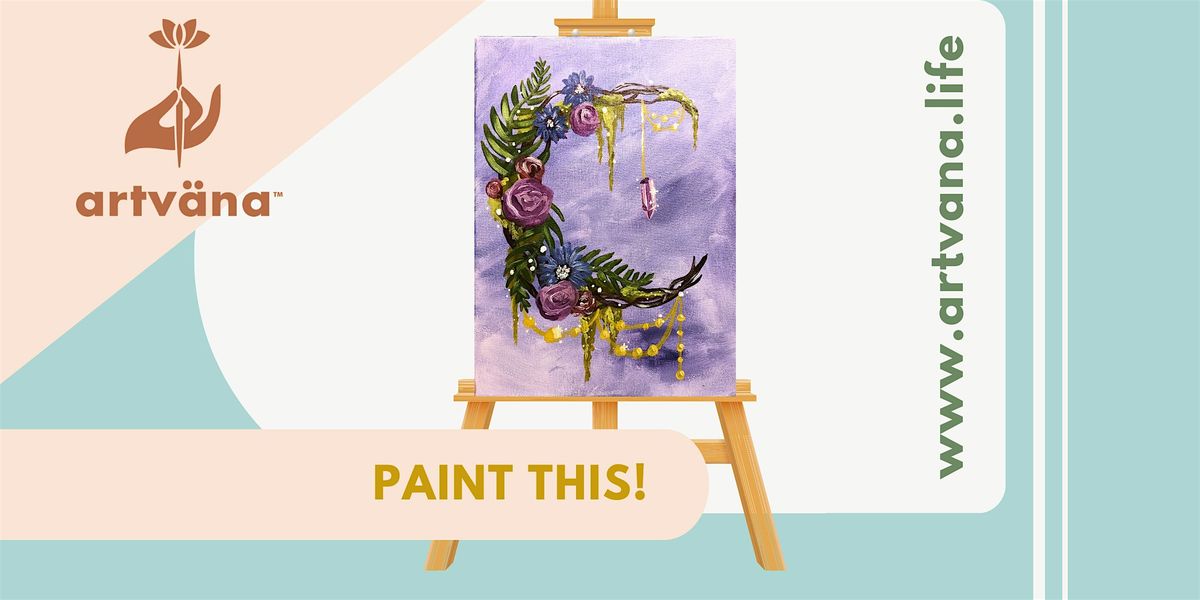 Artvana Paint & Sip class at Bertoglios Pizza in Yelm September 2025