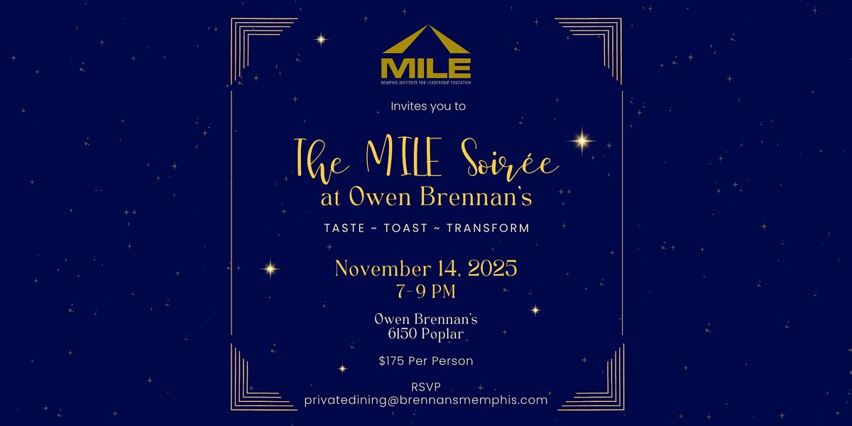 An Evening on the MILE:  Memphis-Meets-New-Orleans Soir\u00e9e