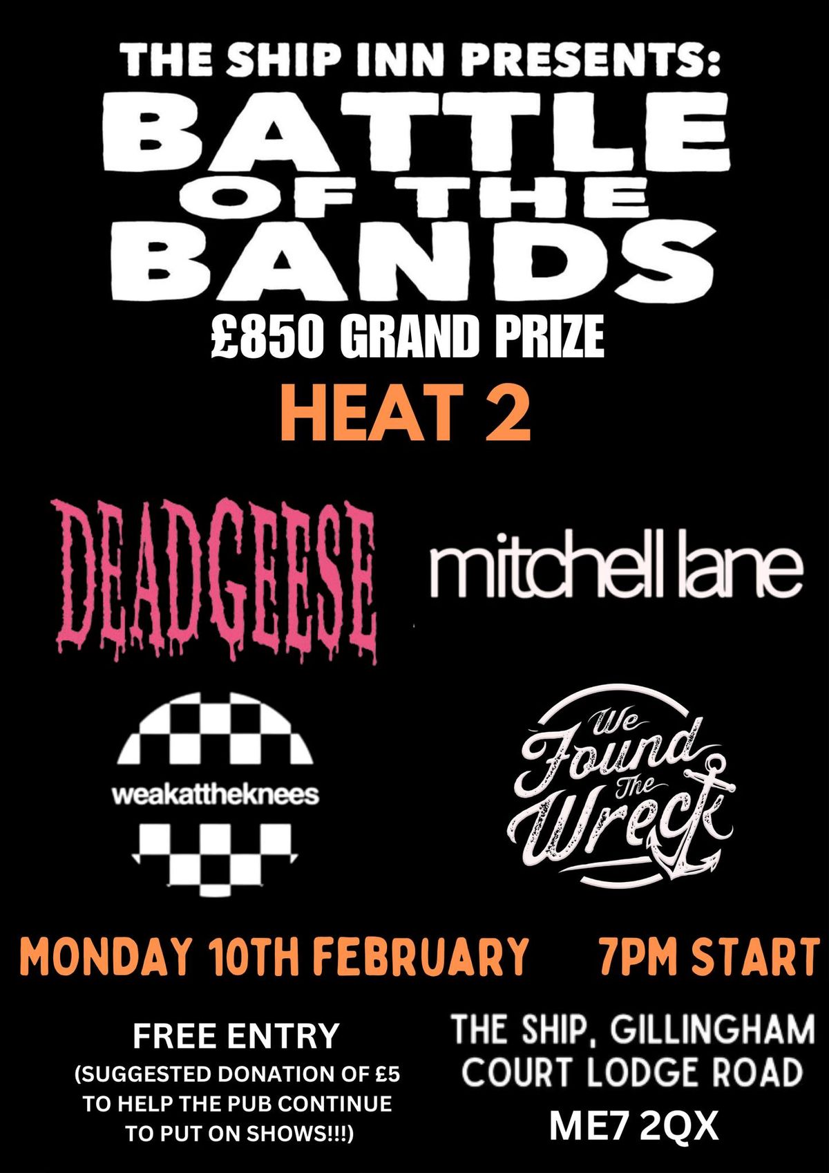 SHIP BOTB '25 HEAT 2: MITCHELL LANE \/ DEADGEESE \/ WEAKATTHEKNEES \/ WE FOUND THE WRECK