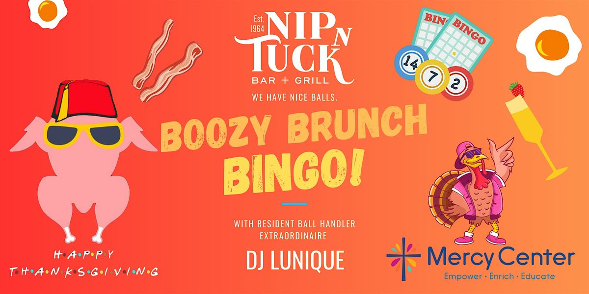 Boozy Brunch Bingo - Friendsgiving Theme!