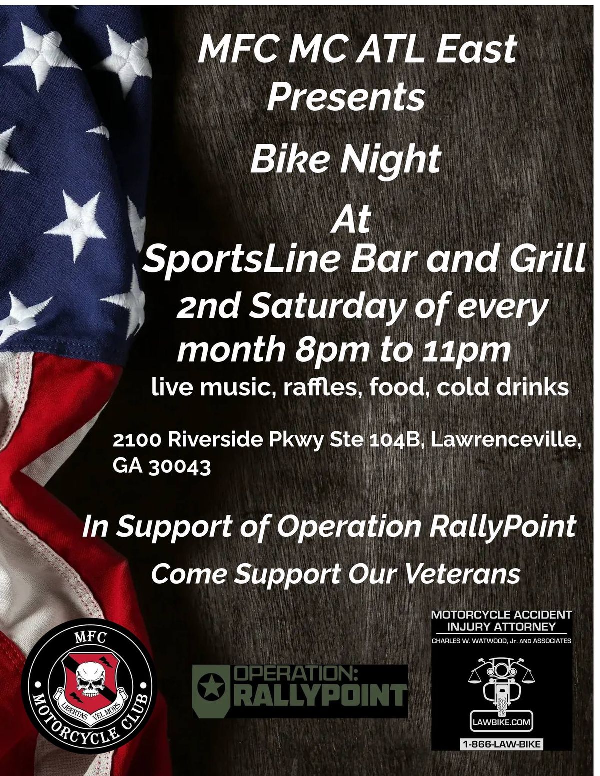 Bike Night At Sportsline Bar and Grill 