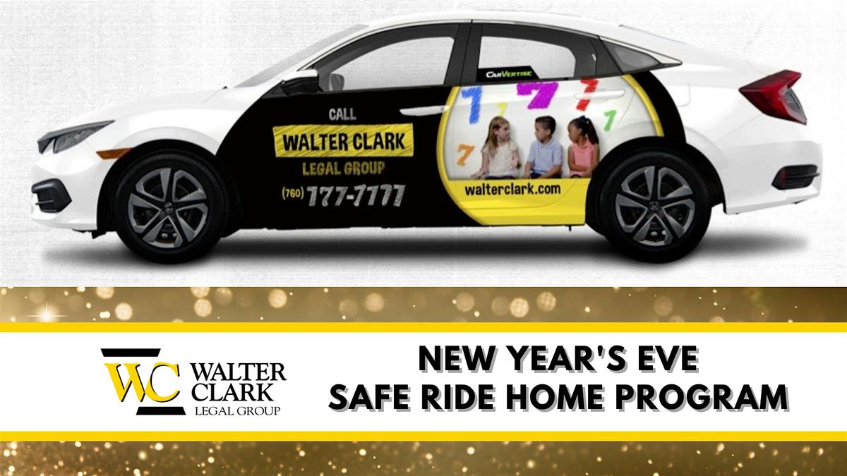 Safe Ride Home - New Year's Eve 2024 - GET REIMBURSED FOR KEEPING US SAFE!