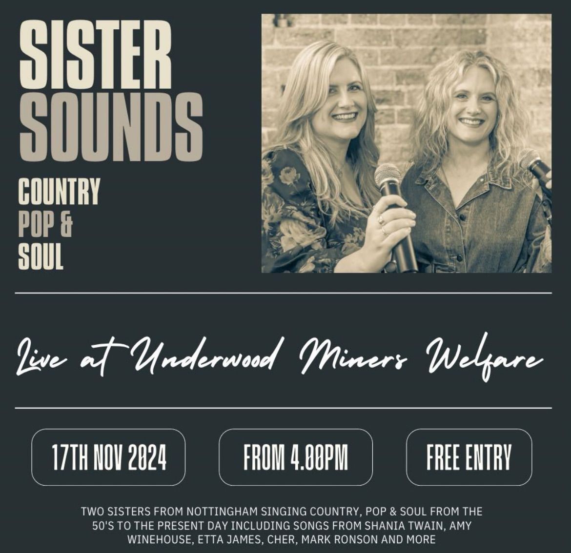 Sister Sounds Country & Pop Duo