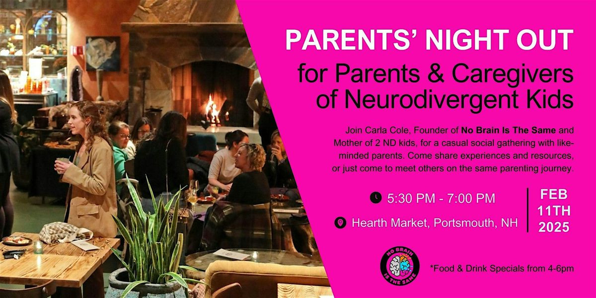 FREE SOCIAL GROUP for Parents & Caregivers of Neurodivergent Kids