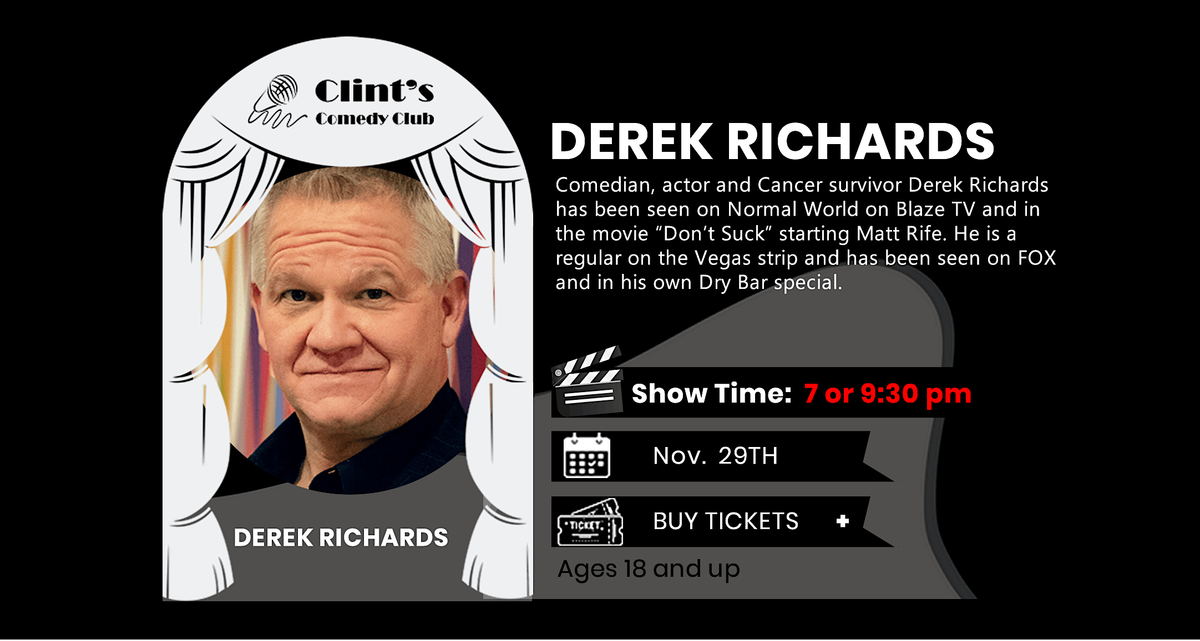 Comedian Derek Richards