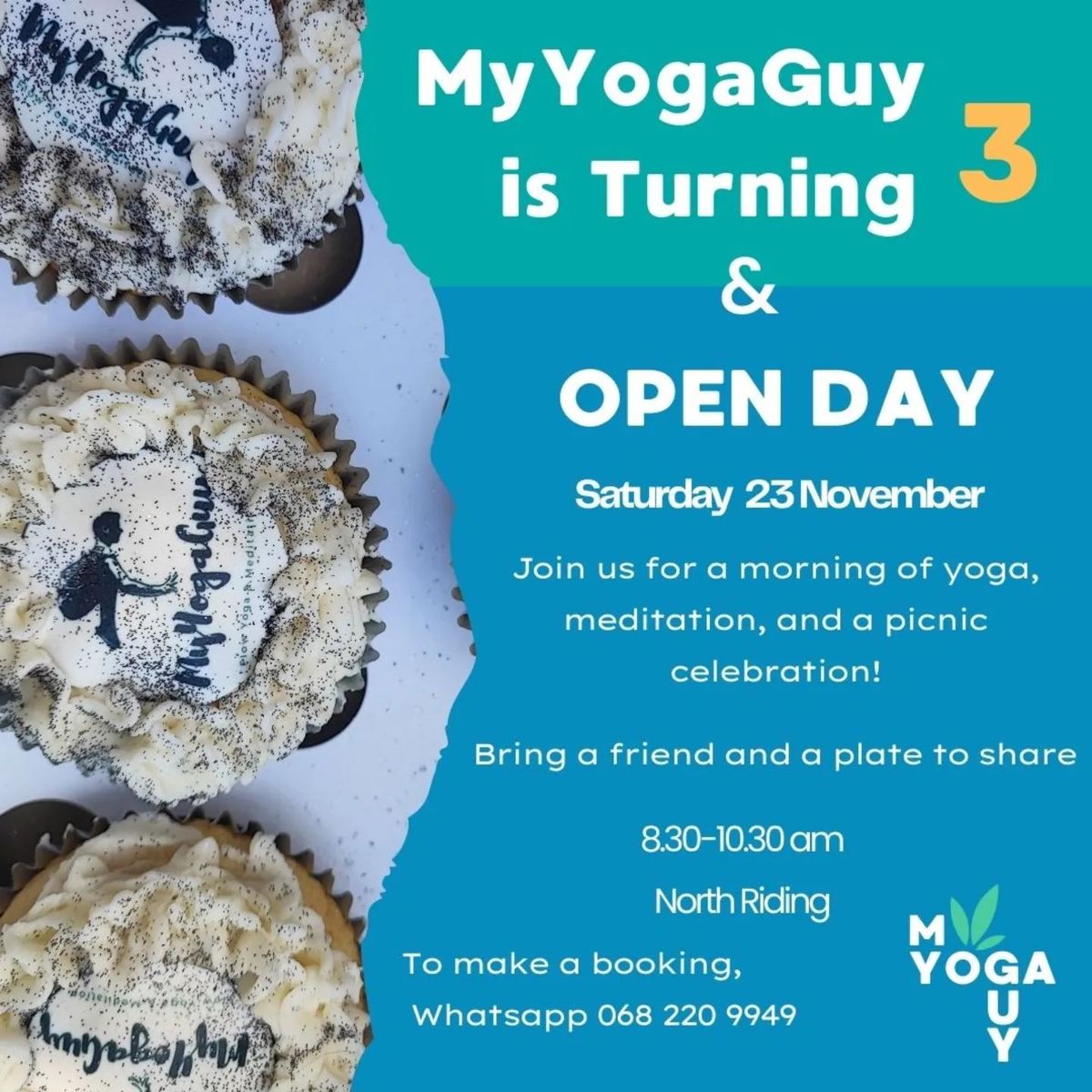 MyYogaGuy's 3rd Anniversary Open Day