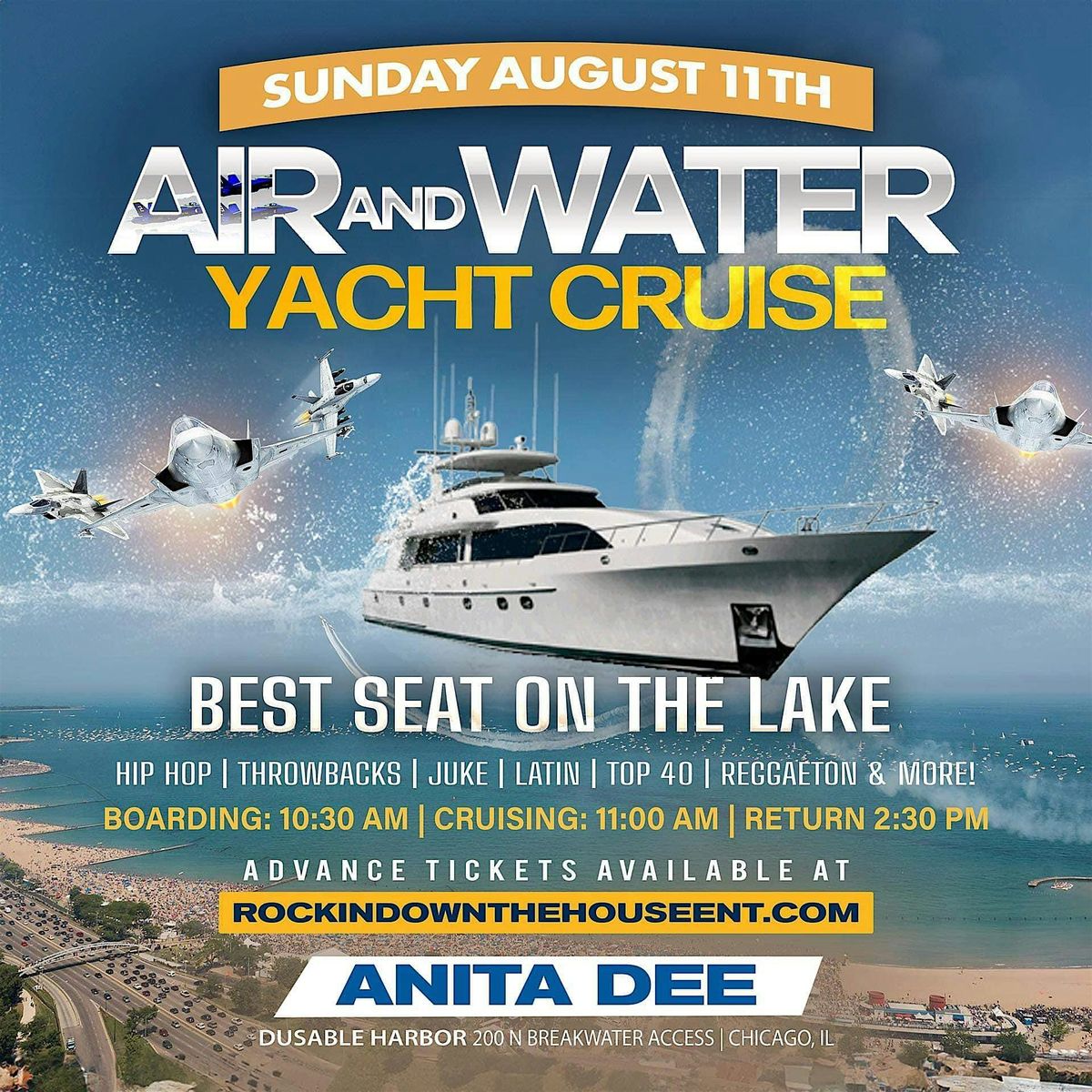 Air & Water Show Yacht Cruise (Anita Dee 1) Chicago