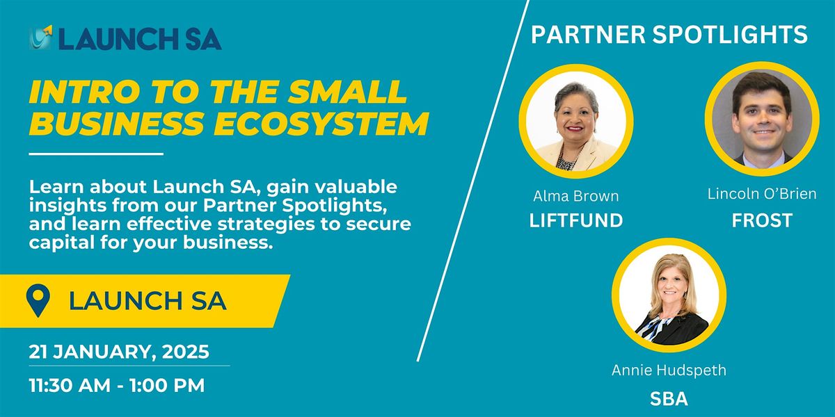 Intro to the Small Business Ecosystem: Access To Capital