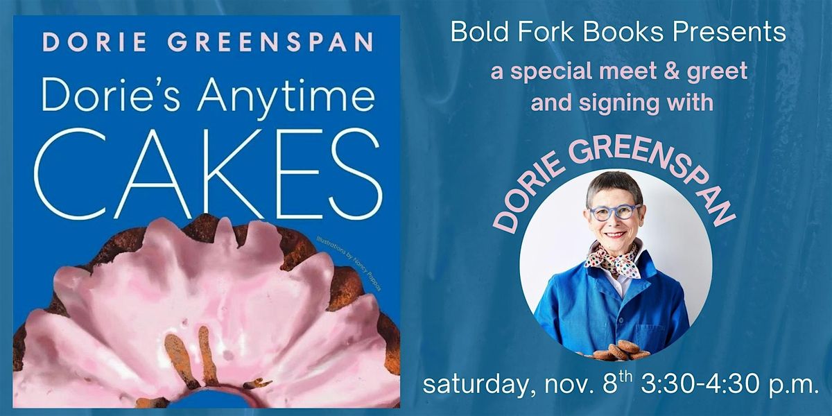 A Book Signing + Meet & Greet with Dorie Greenspan