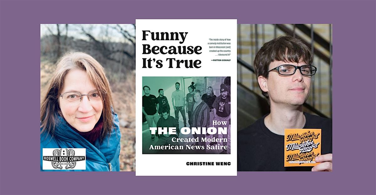 Christine Wenc, author of FUNNY BECAUSE IT'S TRUE- an in-person event